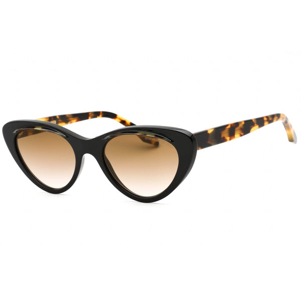 Cutler and Gross CG1321S Sunglasses Black/Yellow / Brown Gradient-AmbrogioShoes