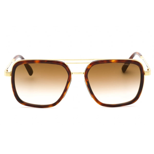 Cutler and Gross CG1324S Sunglasses Gold/Tortoiseshell / Brown Flash-AmbrogioShoes